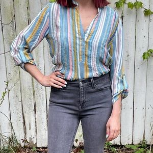 Pastel Button Up